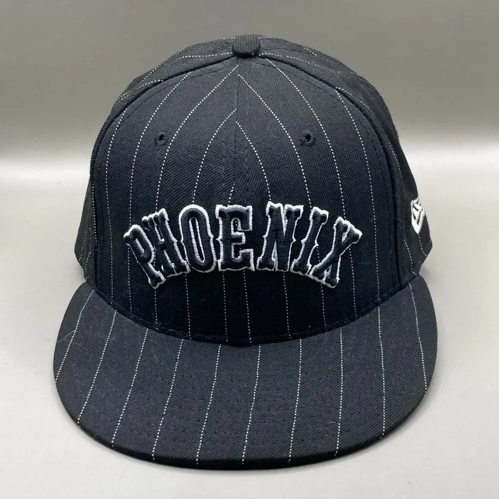 Phoenix New Era 9FIFTY Black Pinstripe 7 3/8 Fitted Cap Hat